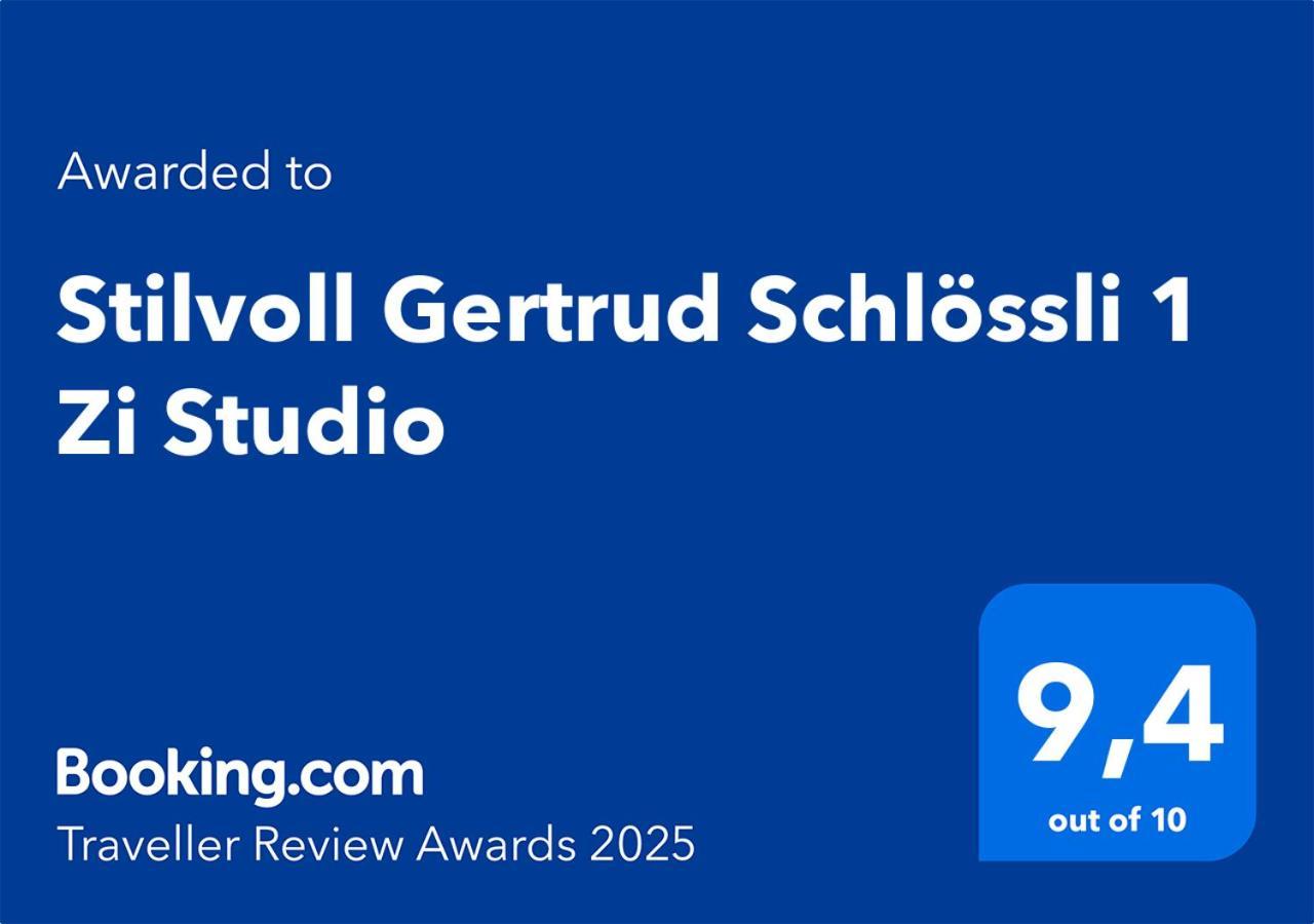 Stilvoll Gertrud Schloessli 1 Zi Studio St. Gallen Luaran gambar